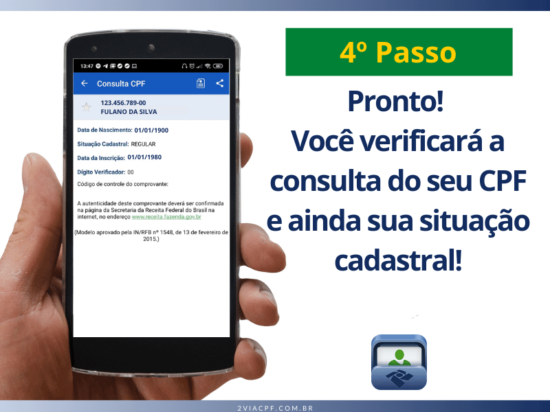 Segunda Via Cpf Saiba Como Solicitar Agora 2ª Via Cpf 1552